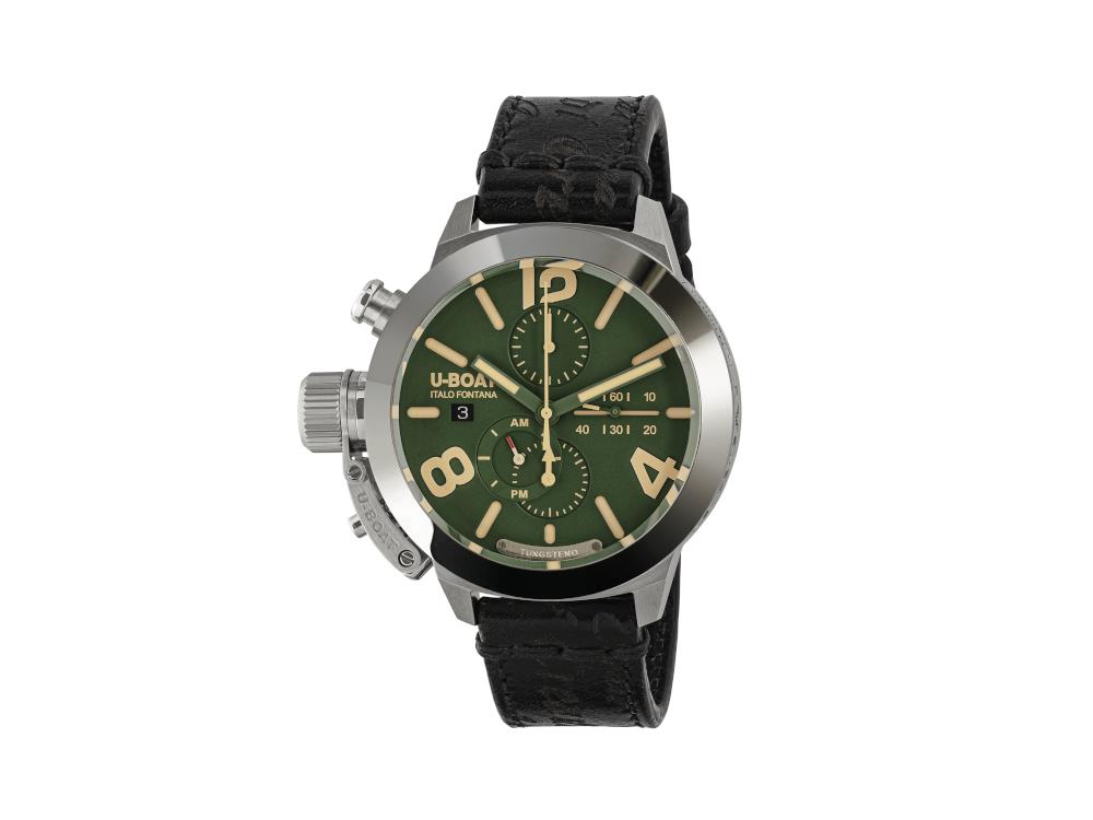 U-Boat Classico Tungsteno Chronograph Automatic Watch, Green, 45 mm, 9581