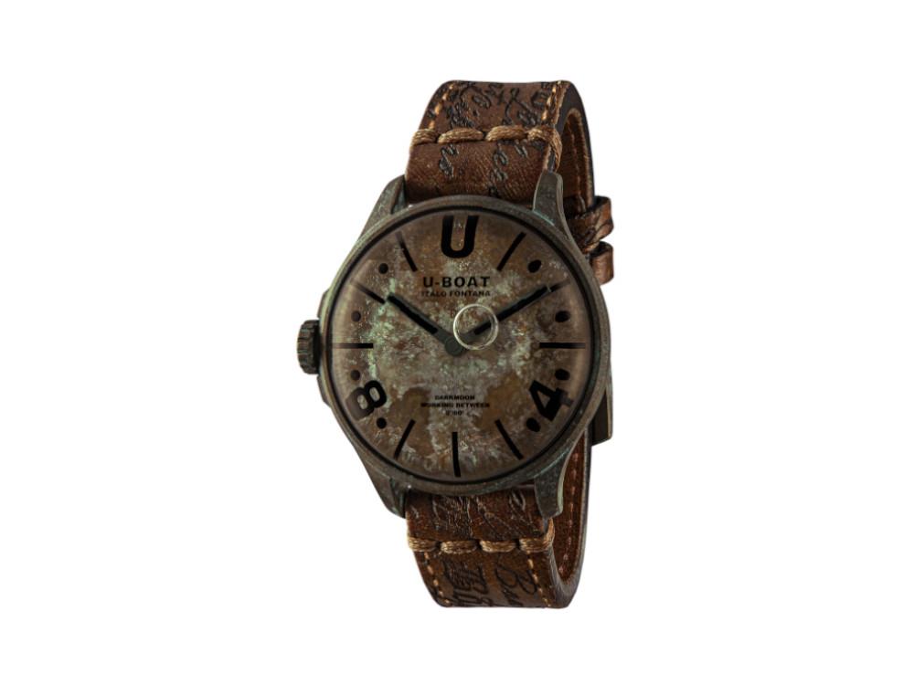 U-Boat Capsoil Darkmoon Unico Quartz Watch, Stainless Steel, PVD, 44 mm, 9600