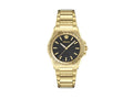 Versace Greca Reaction Quartz Watch, PVD Gold, Black, 38 mm, VE0D00525