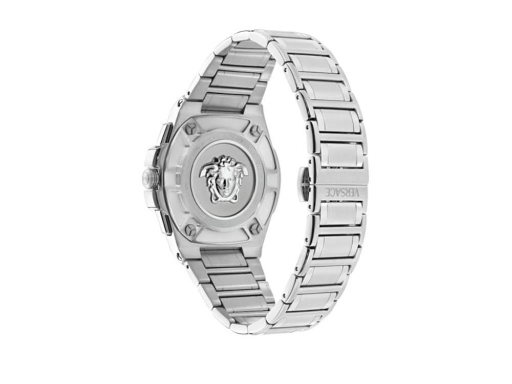 Versace Greca Reaction Quartz Watch, Blue, 43 mm, , VE5N00326