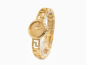 Versace Greca Goddess Quartz Watch, PVD Gold, Golden, 28 mm, VE7A00323