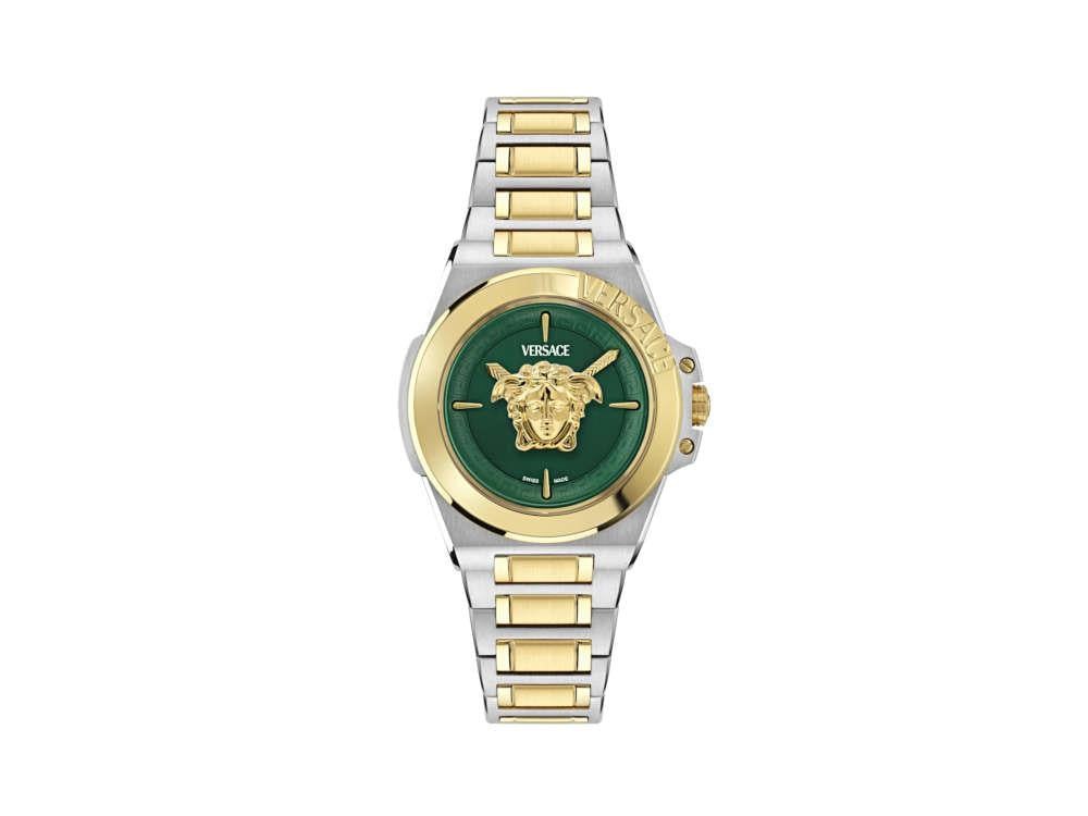 Versace HerA Quartz Watch, Green, 37 mm, Sapphire Crystal, VE8D00524