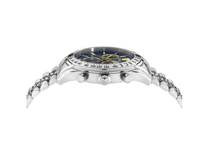 Versace Chrono Master Quartz Watch, Blue, 44 mm, Sapphire Crystal, VE8R00324