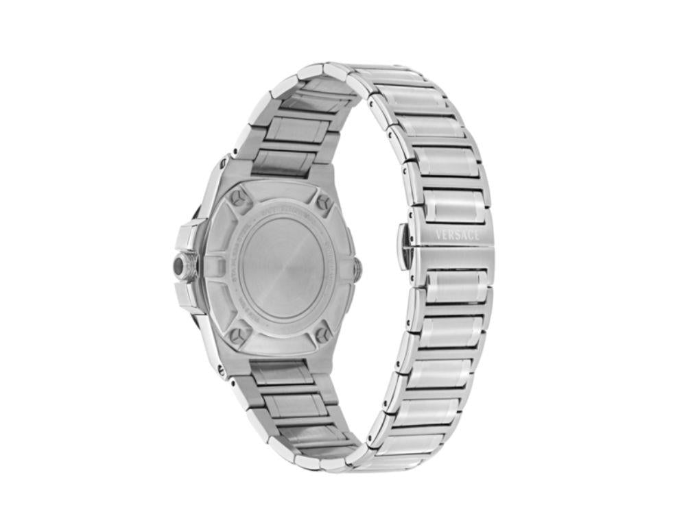 Versace Greca Reaction GMT Quartz Watch, Blue, 41 mm, VE8Y00126