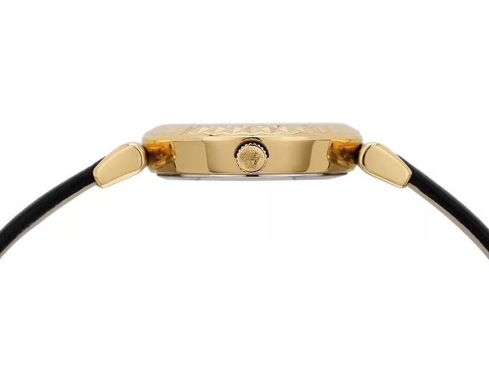 Versace Mini Vanity Restyling Quartz Watch, Black, 28 mm, VEGFA0125