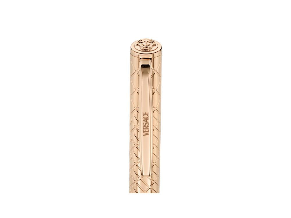 Versace Reve Ballpoint pen, Steel, Rose Gold, VRSC00424