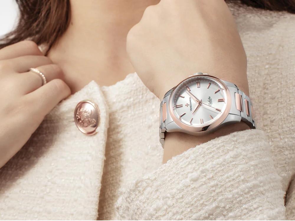 Venezianico Redentore Automatic Watch, 36 mm, Silver, 1121506C