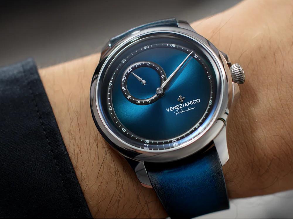 Venezianico Redentore Enigma Automatic Watch, 40 mm, Blue, 1221571