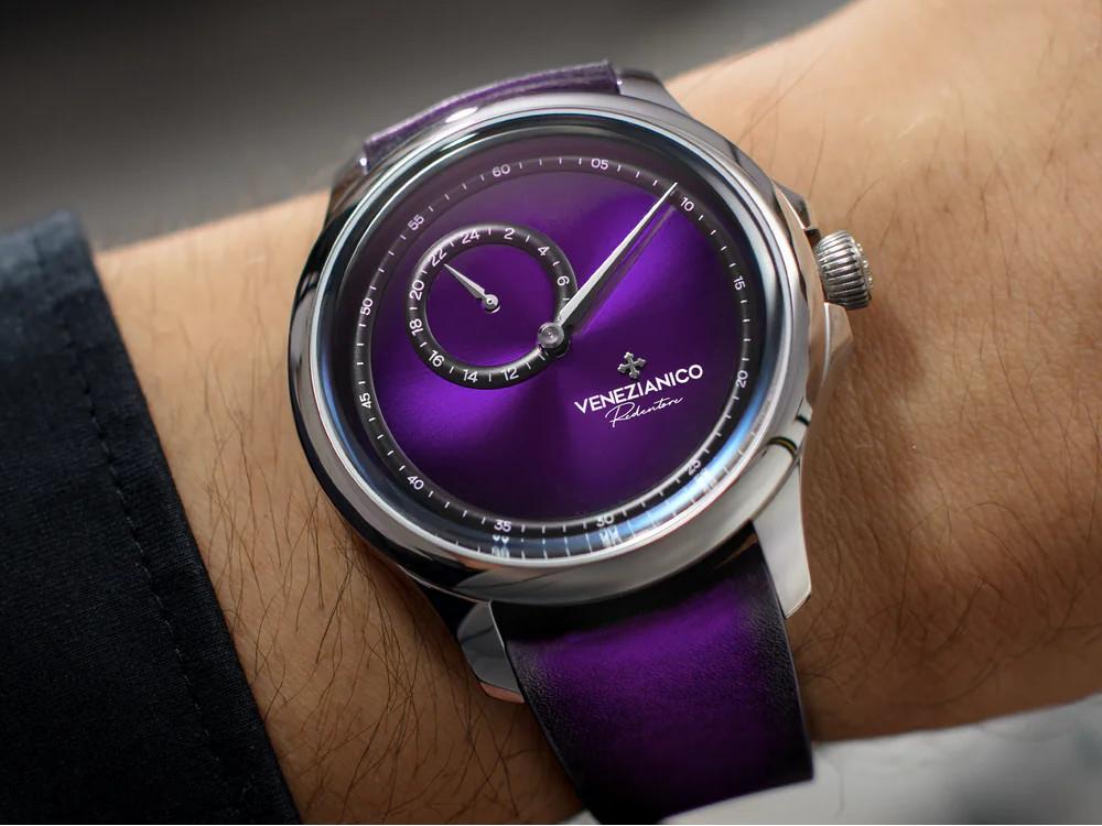 Venezianico Redentore Enigma Automatic Watch, 40 mm, Violet, 1221572