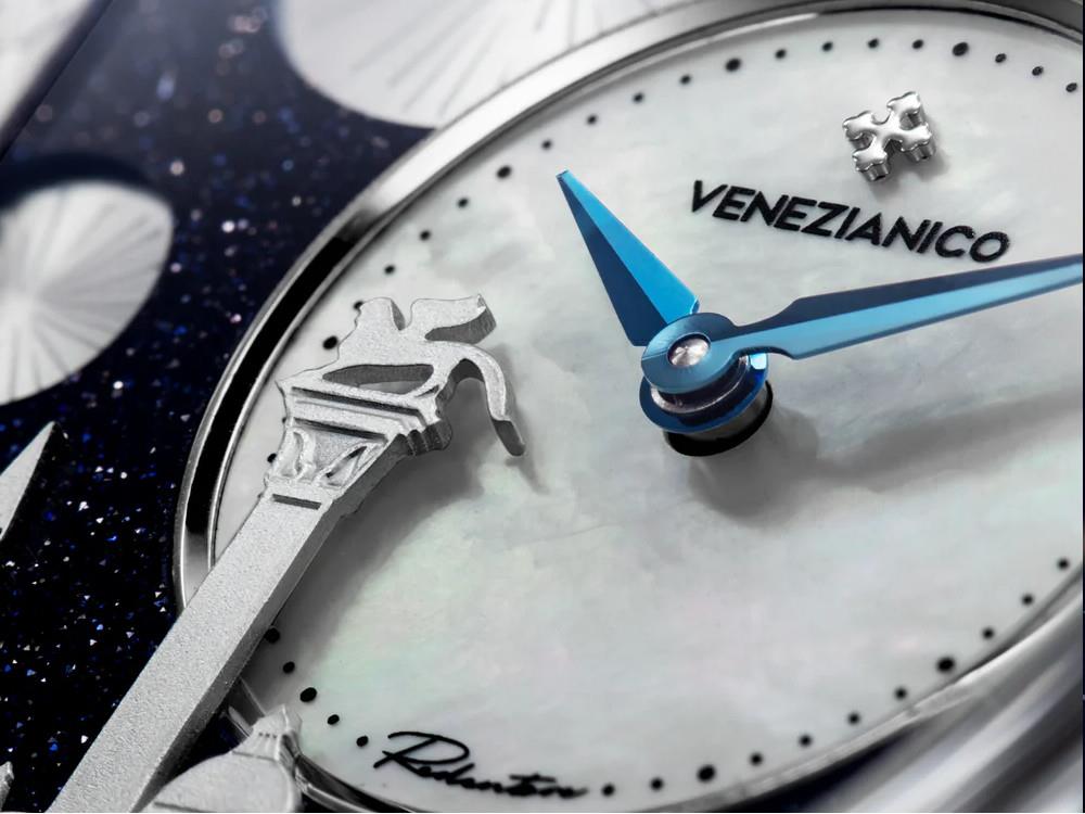 Venezianico Redentore Bellanotte Automatic Watch, 40 mm, Black, 1221575