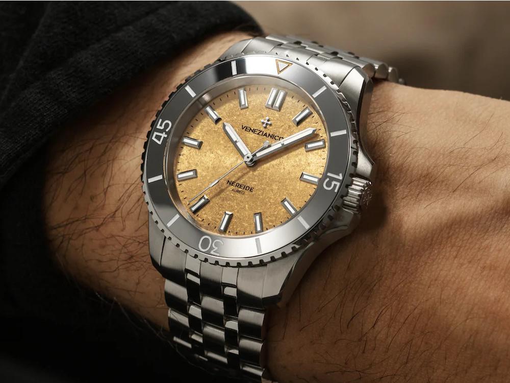 Venezianico Nereide Aureo Automatic Watch, 42 mm, Gold, 4521590S