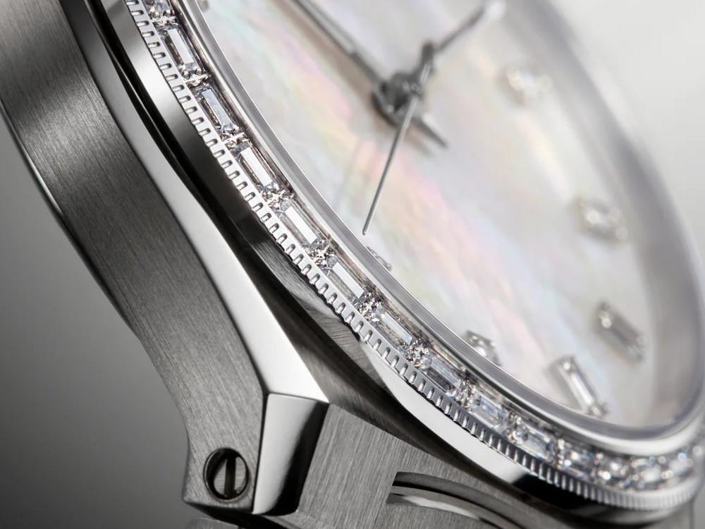 Venezianico Arsenale Moissanite Automatic Watch, 37 mm, White, 6121511C