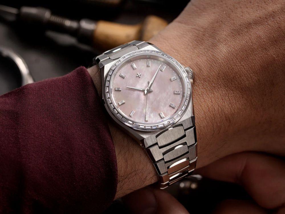 Venezianico Arsenale Moissanite Automatic Watch, 37 mm, Pink, 6121513C