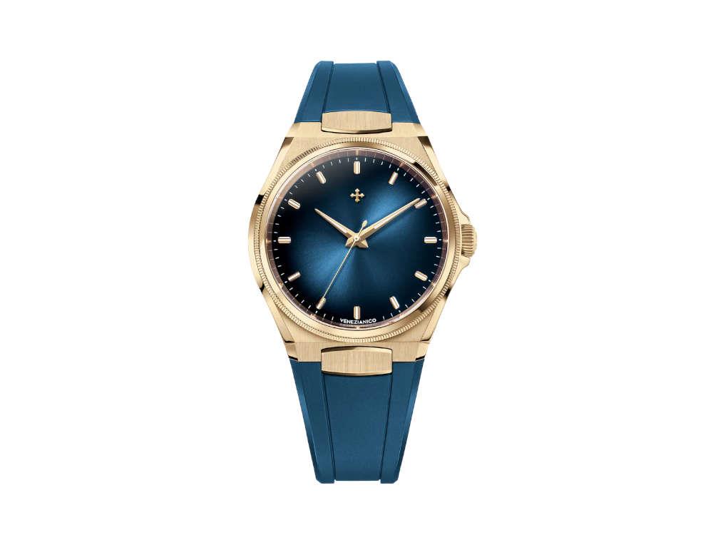 Venezianico Arsenale Bronzo Automatic Watch, Bronze, 40 mm, Blue, 6221556