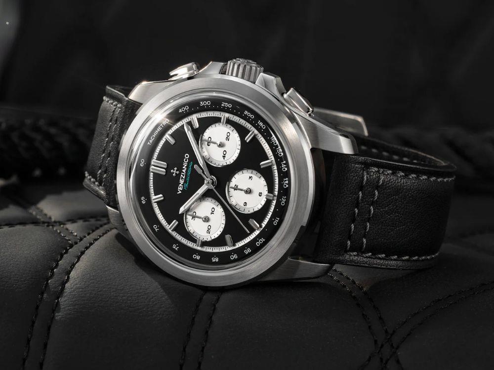 Venezianico Bucintoro Automatic Watch, 42 mm, Black, 8221511