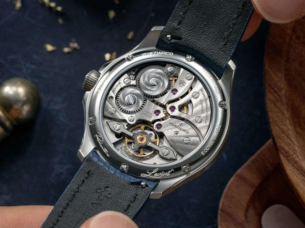 Venezianico Redentore Levius Automatic Watch, 38 mm, Blue, Limited Edition