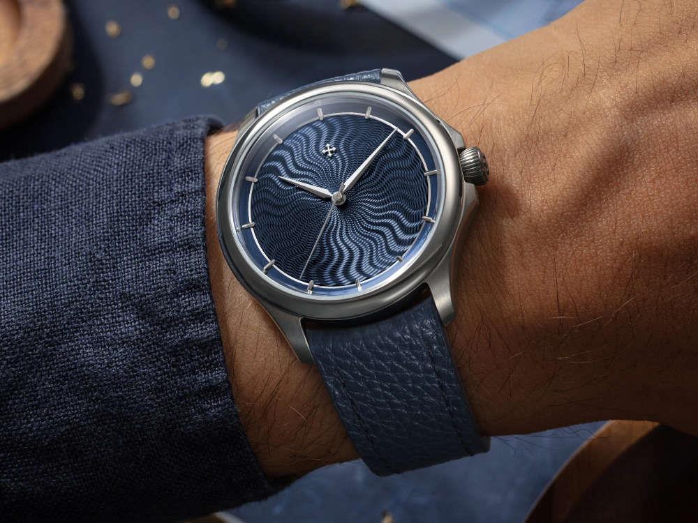 Venezianico Redentore Levius Automatic Watch, 38 mm, Blue, Limited Edition