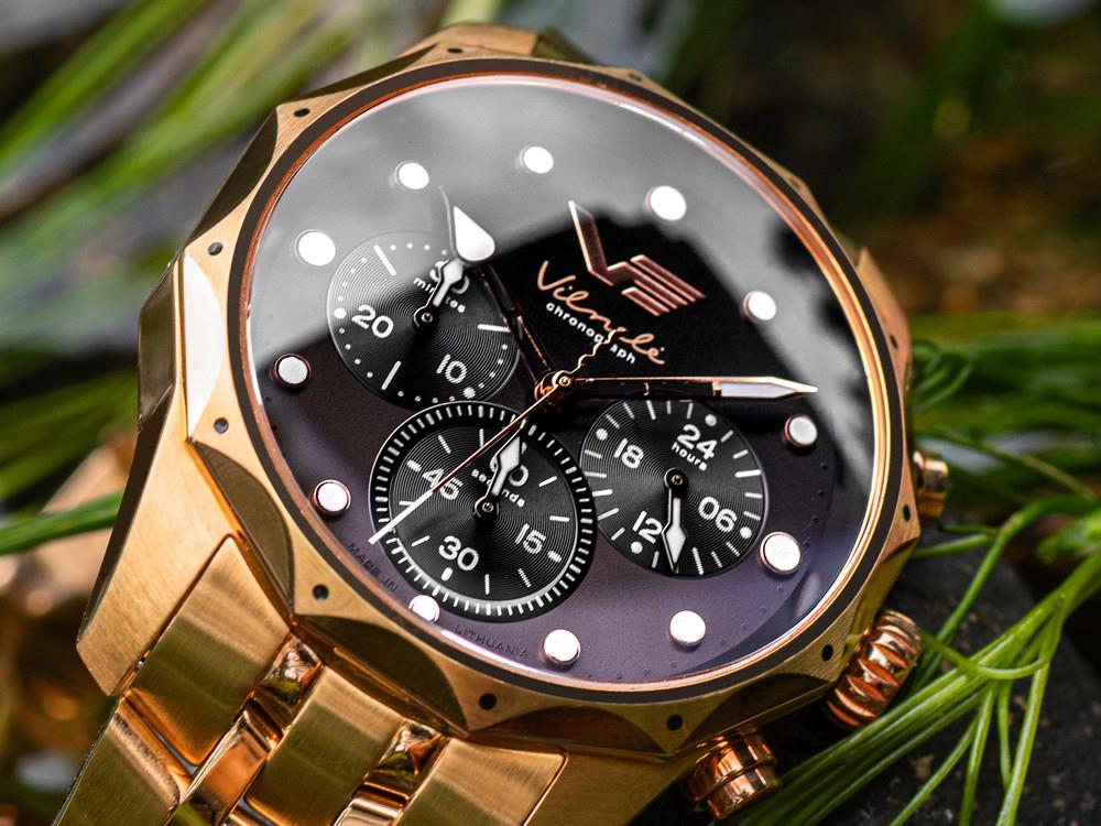 Vostok Europe Vilnelė Quartz Watch, Black, 39 mm, JS20-125B751-L-BK