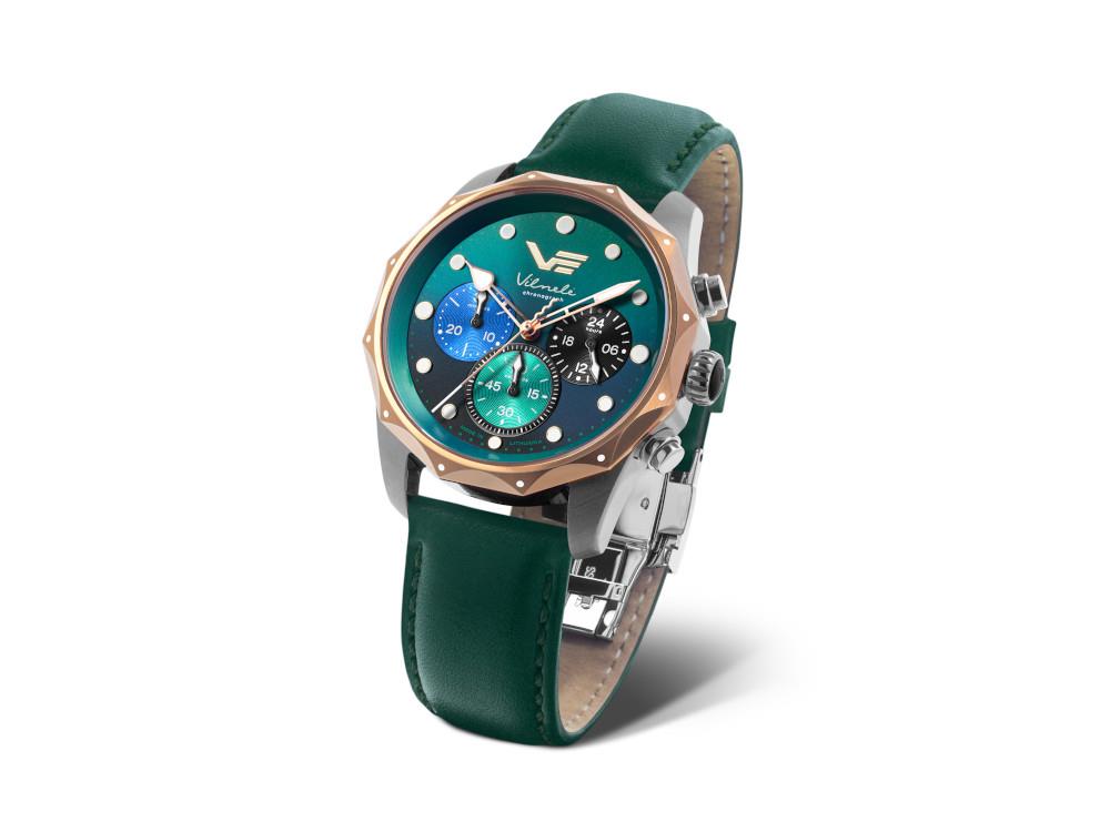 Vostok Europe Vilnelė Quartz Watch, Green, Limited Edition, JS20-125E752-L-GR