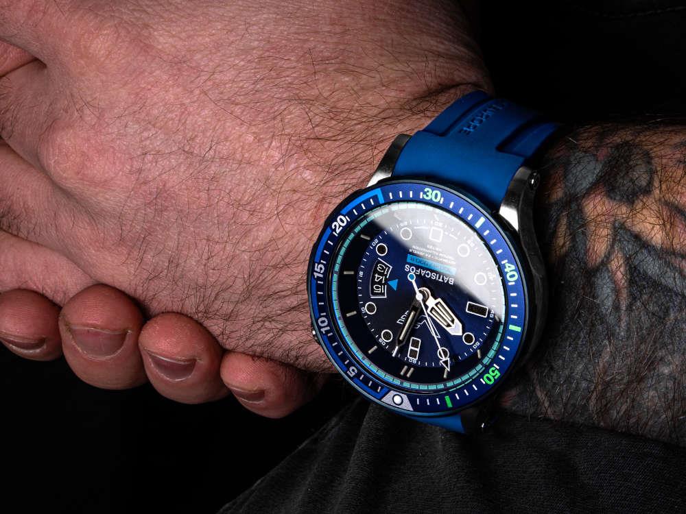 Vostok Europe Batiscafos Automatic Watch, Blue, 49.7 mm, NH35-511E768-L-BL