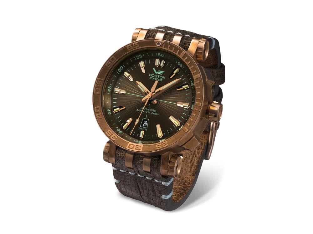 Vostok Europe Energia II Automatic Watch, Bronze, 48 mm, NH35A-575O285-L-BR
