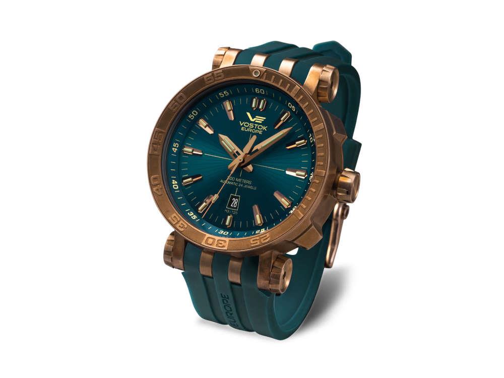 Vostok Europe Energia Automatic Watch, Bronze, Turquoise, NH35A-575O286