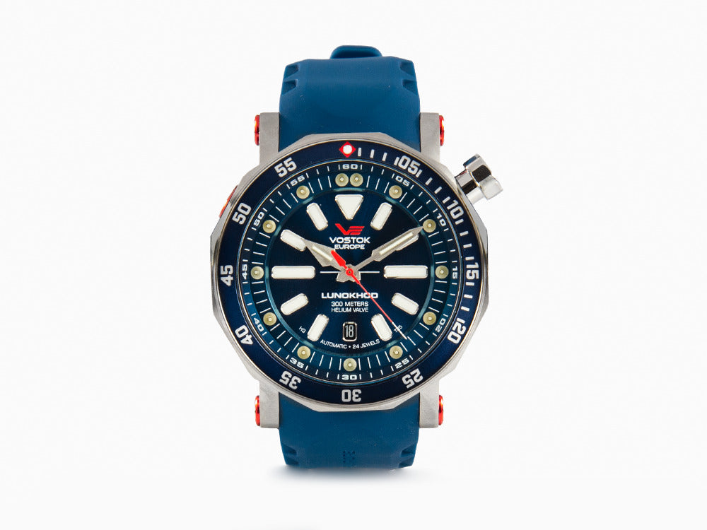 Vostok Europe Lunokhod-2 Automatic Watch, Blue, 49 mm, Tritium, NH35A-620A634