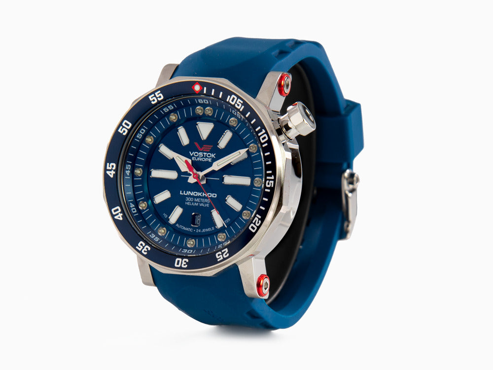Vostok Europe Lunokhod-2 Automatic Watch, Blue, 49 mm, Tritium, NH35A-620A634
