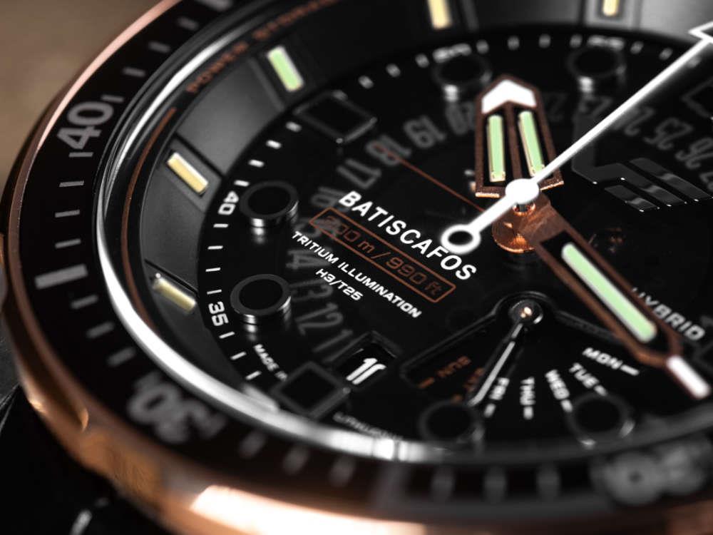 Vostok Europe Batiscafos Quartz Watch, Black, 49.7 mm, PX84-511E769-L-BK