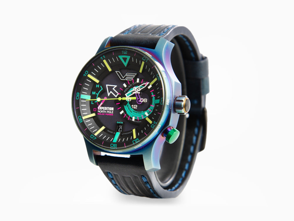 Vostok Europe Expedition North Pole Polar Light Quartz Watch, Blue, VS57-595D737