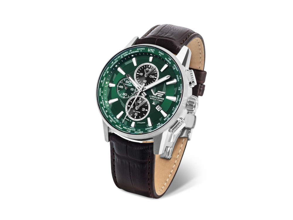 Vostok Europe Limousine World Timer Quartz Watch, Limited Edition, YM26-561A790