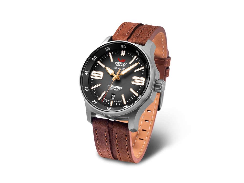 Vostok Europe Expedition North Pole Automatic Watch, Black, 43mm, YN55-592A555