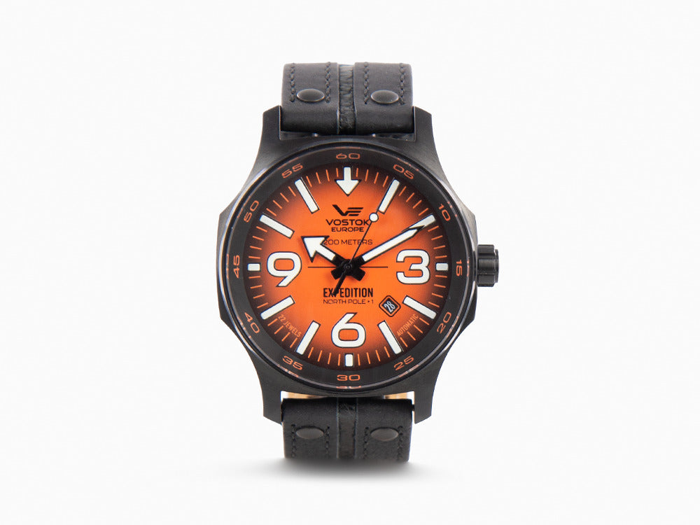 Vostok Europe Expedition North Pole Automatic Watch, Orange, 43 mm, YN55-595C640