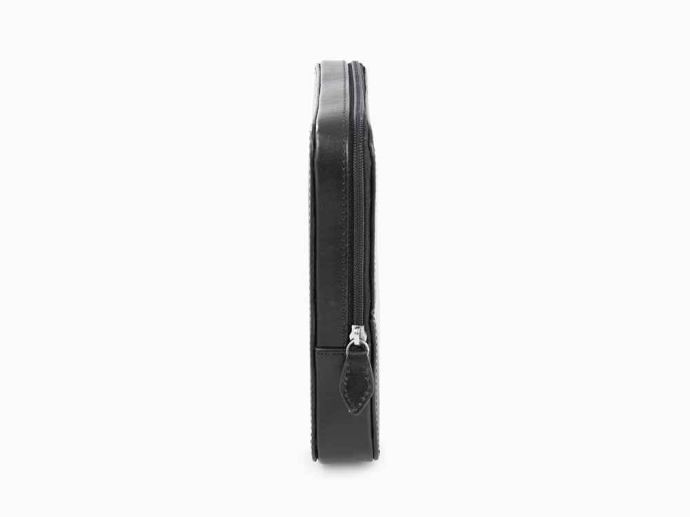 Visconti Accesorios Pen Case, Leather, 6 Writing Instruments, Black, KL40-06