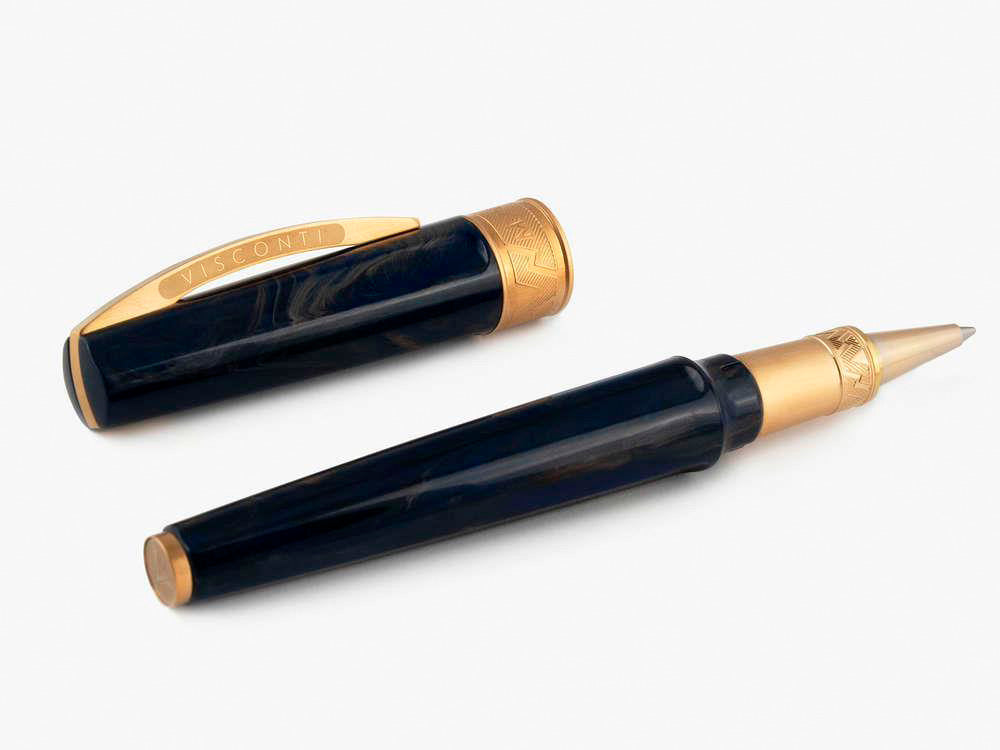 Visconti Mirage Mythos Zeus Rollerball pen, Gold plated, Blue KP07-09-RB