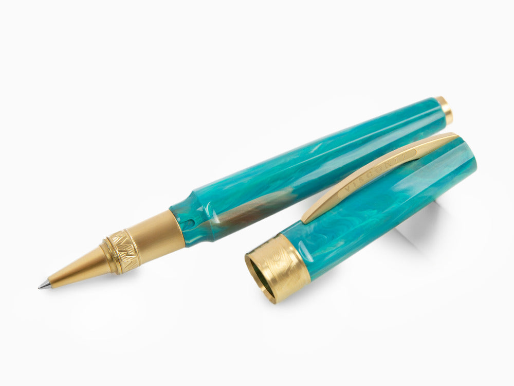 Visconti Mirage Mythos Athena Rollerball, Acrylic Resin, Gold plated, KP07-15-RB