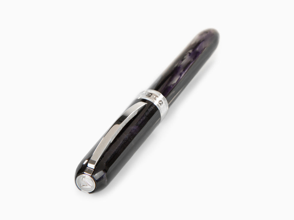 Visconti Rembrandt Fountain Pen, Resin, Palladium, Black, KP10-01-FP