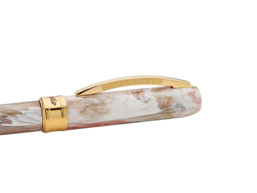 Visconti Comedia Virgilio Fountain Pen, Pink, Gold plated, KP10-53-FP