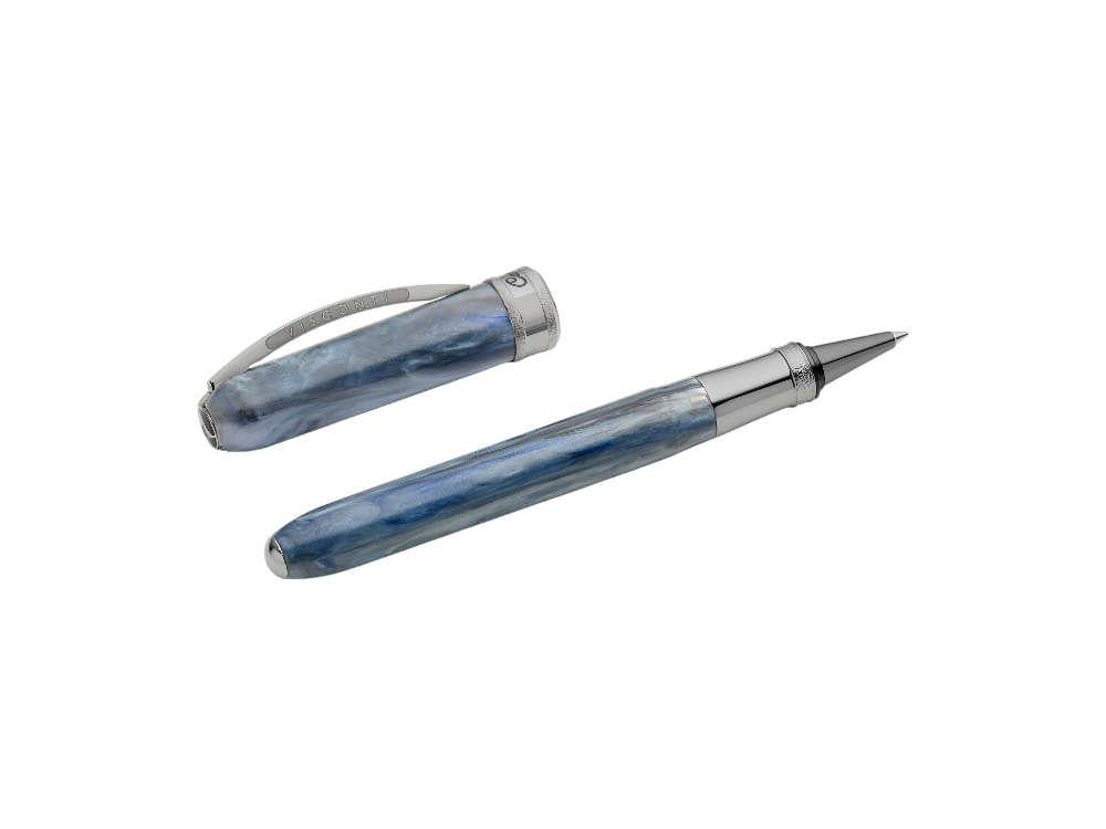 Visconti Comedia Caronte Rollerball pen, Blue, Ruthenium trim, KP10-54-RB