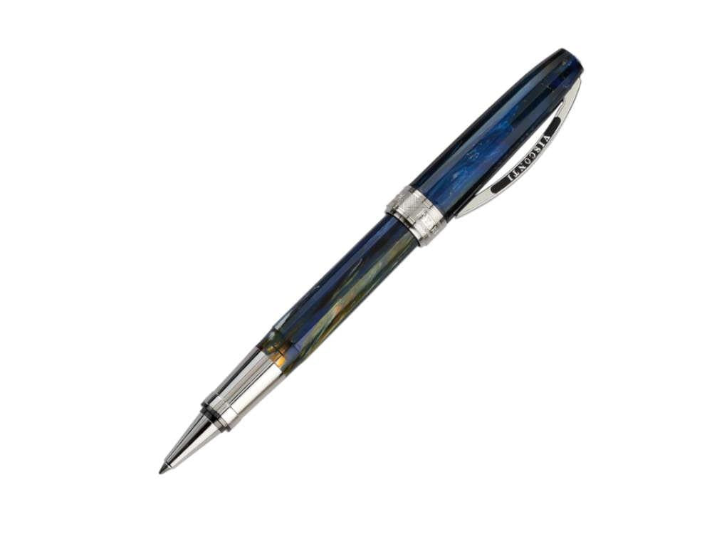 Visconti Van Gogh Starry Night Rollerball pen, Resin, Palladium, Blue KP12-04-RB