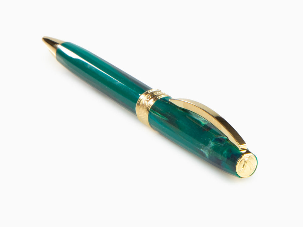Set Visconti Van Gogh The Novel Reader Ballpoint pen, Resin, Green, KP12-20-BP