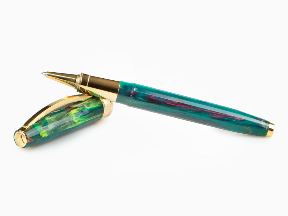 Set Visconti Van Gogh The Novel Reader Rollerball pen, Gold plated, KP12-20-RB