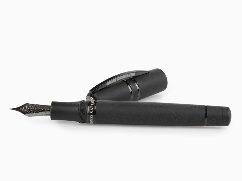 Visconti Homo Sapiens Fountain Pen, Basaltic lava resin, PVD, KP15-05-FP