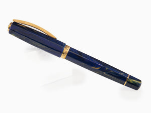 Visconti Medici Golden Blue Fountain Pen, Blue, Gold, KP17-05-FP