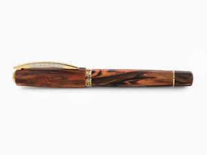 Visconti Medici Rollerball pen, Resin, Gold plated, KP17-40-02-RB