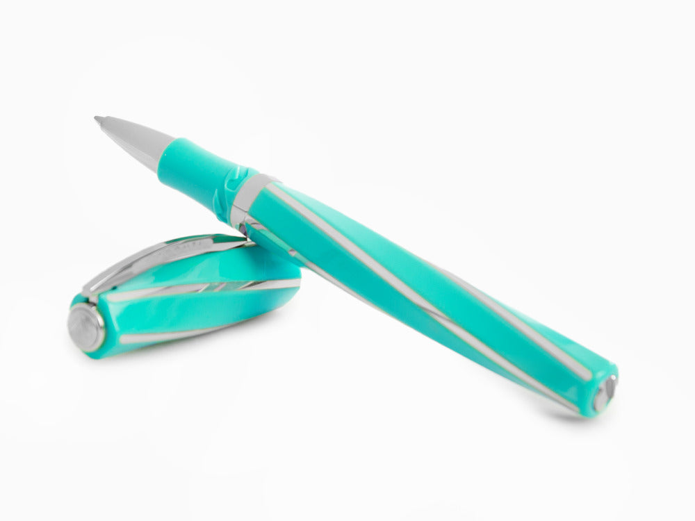 Visconti Divina Elegance Wave Rollerball pen, Acrylic, Palladium, KP18-13-RB