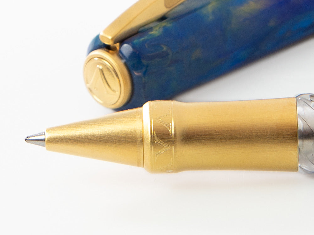 Visconti Opera Gold Rollerball pen, Acrylic Resin, Blue, KP42-02-RB