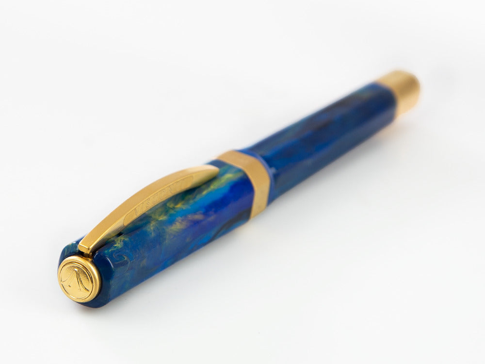 Visconti Opera Gold Rollerball pen, Acrylic Resin, Blue, KP42-02-RB