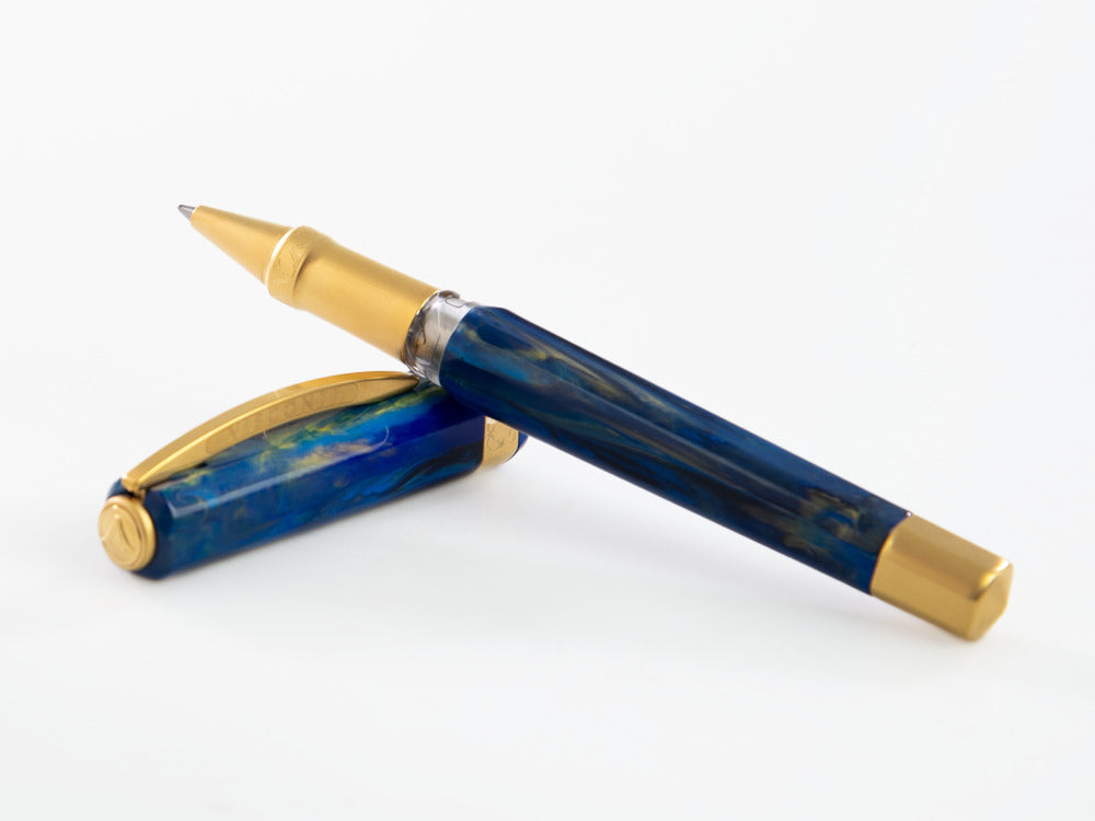 Visconti Opera Gold Rollerball pen, Acrylic Resin, Blue, KP42-02-RB
