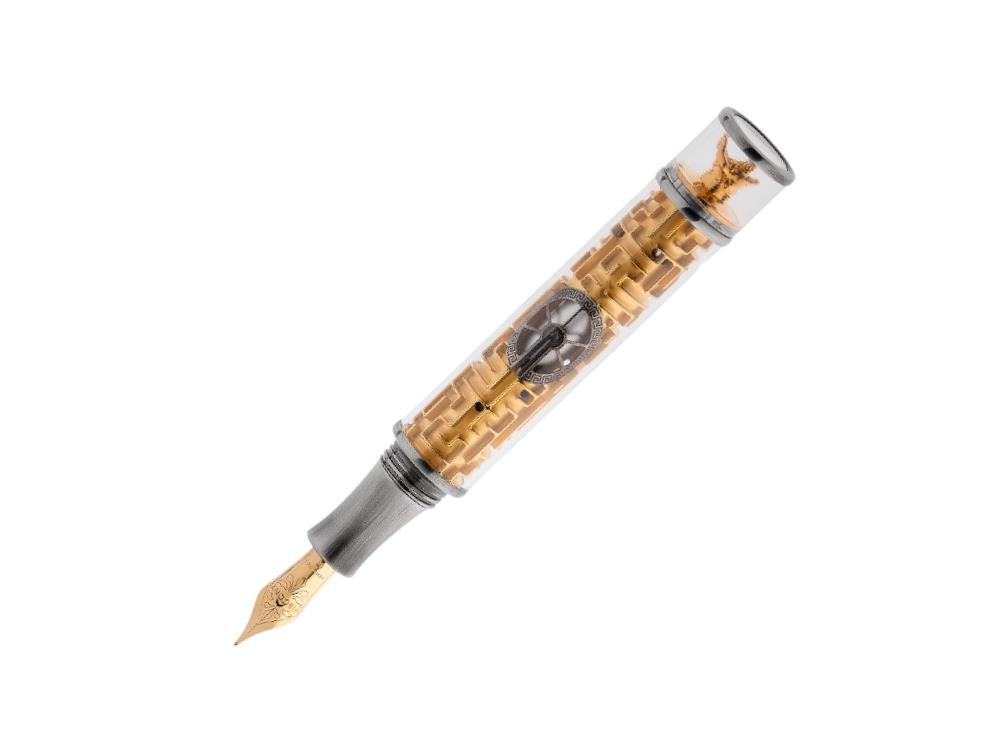 Visconti Maze Fountain Pen,18k Gold, Limited Edition, KP68-01-FP